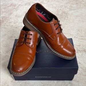 Bruno Marc Kids' Brown Dress Shoes
